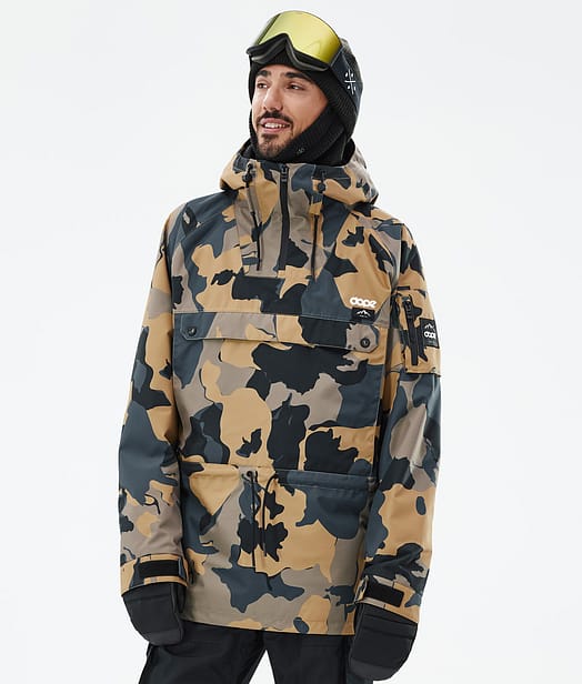 Annok Snowboardjacka Herr Walnut Camo