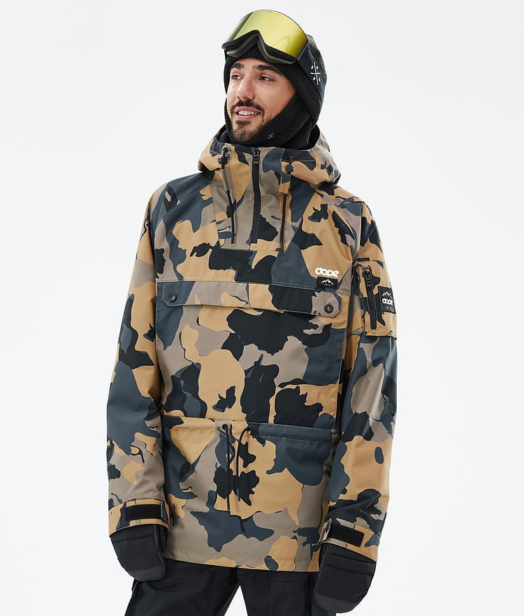 Annok Snowboardjacke Herren Walnut Camo