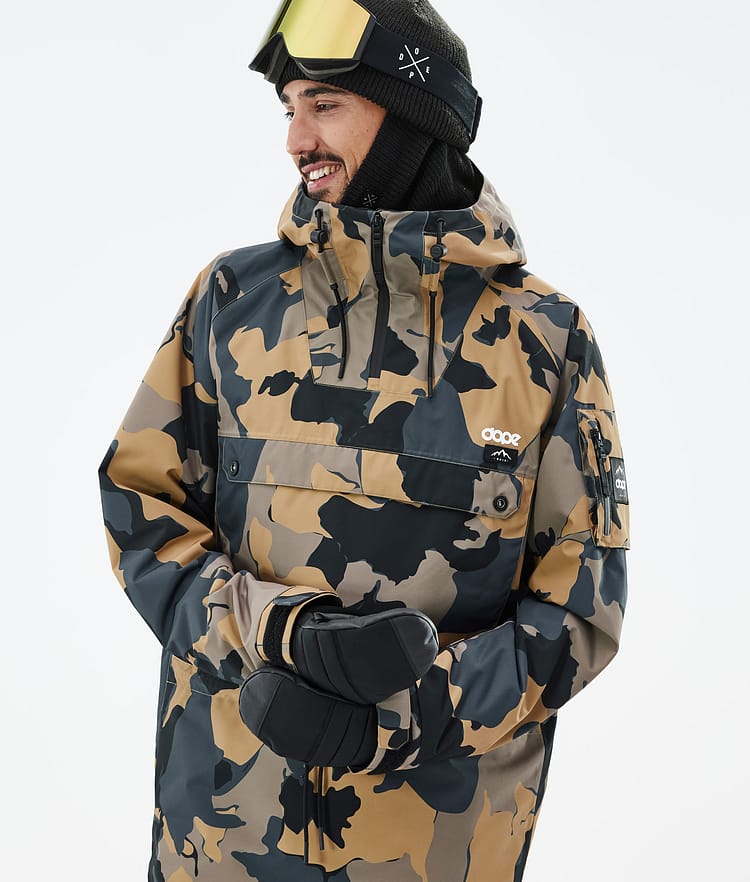 Annok Kurtka Snowboardowa Mężczyźni Walnut Camo