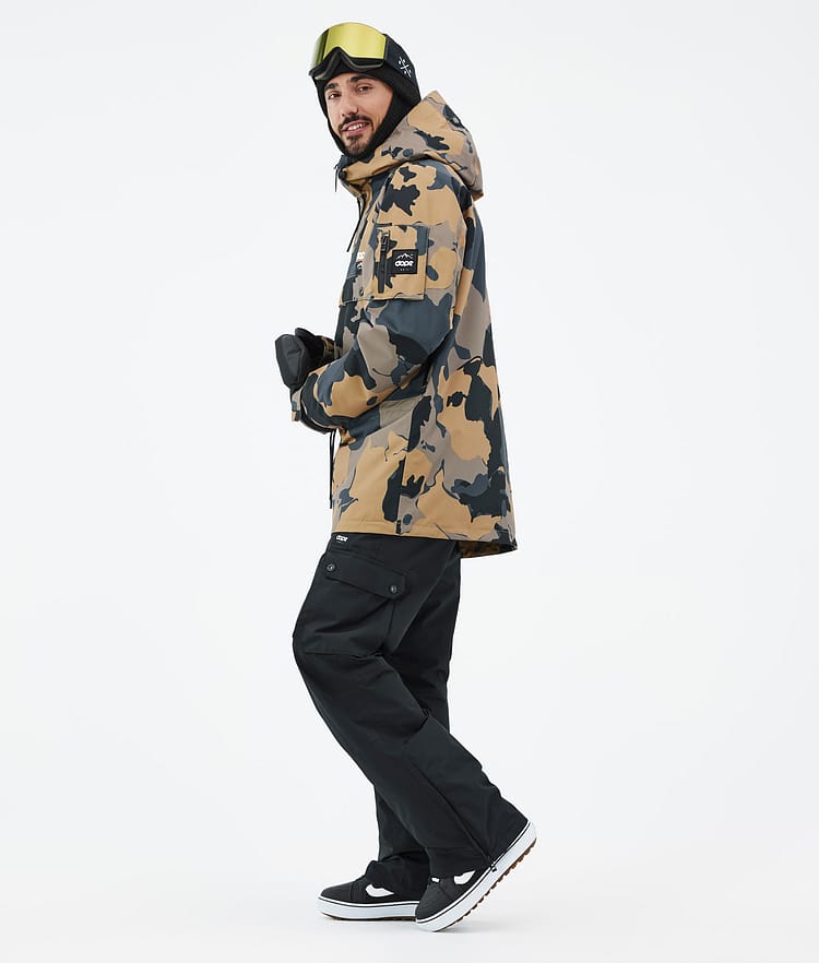 Annok Snowboard Jacket Men Walnut Camo Renewed, Image 4 of 9