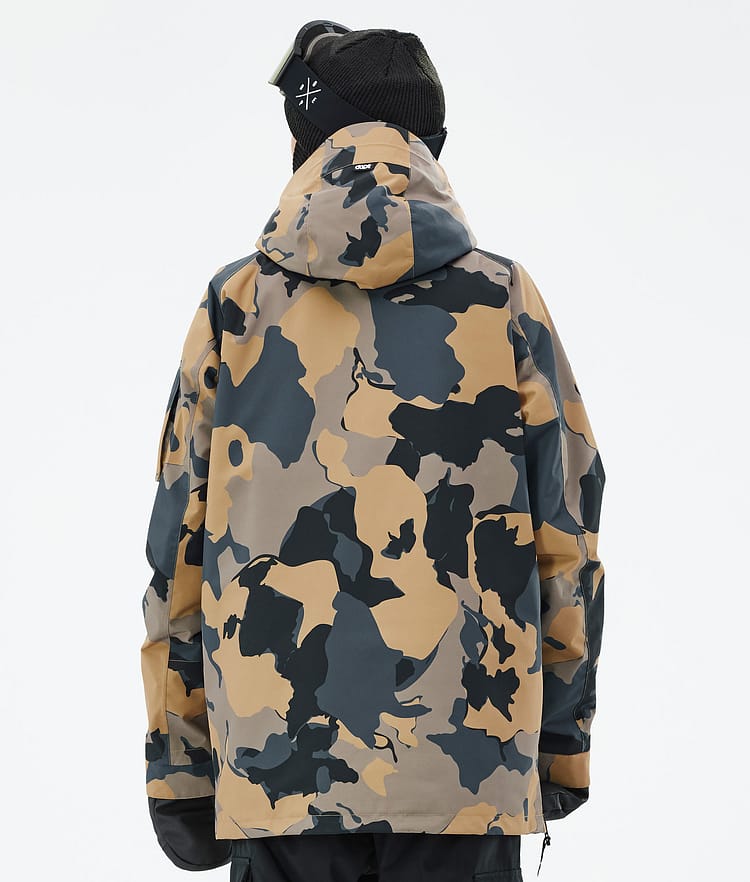 Annok Snowboardjacke Herren Walnut Camo Renewed, Bild 7 von 9
