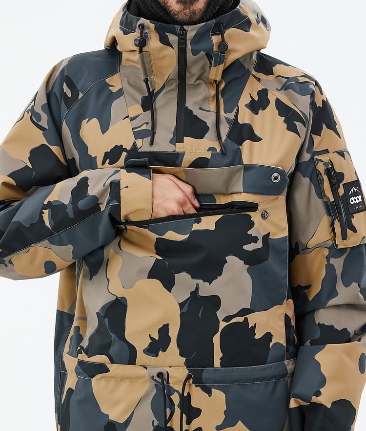 Annok Kurtka Snowboardowa Mężczyźni Walnut Camo