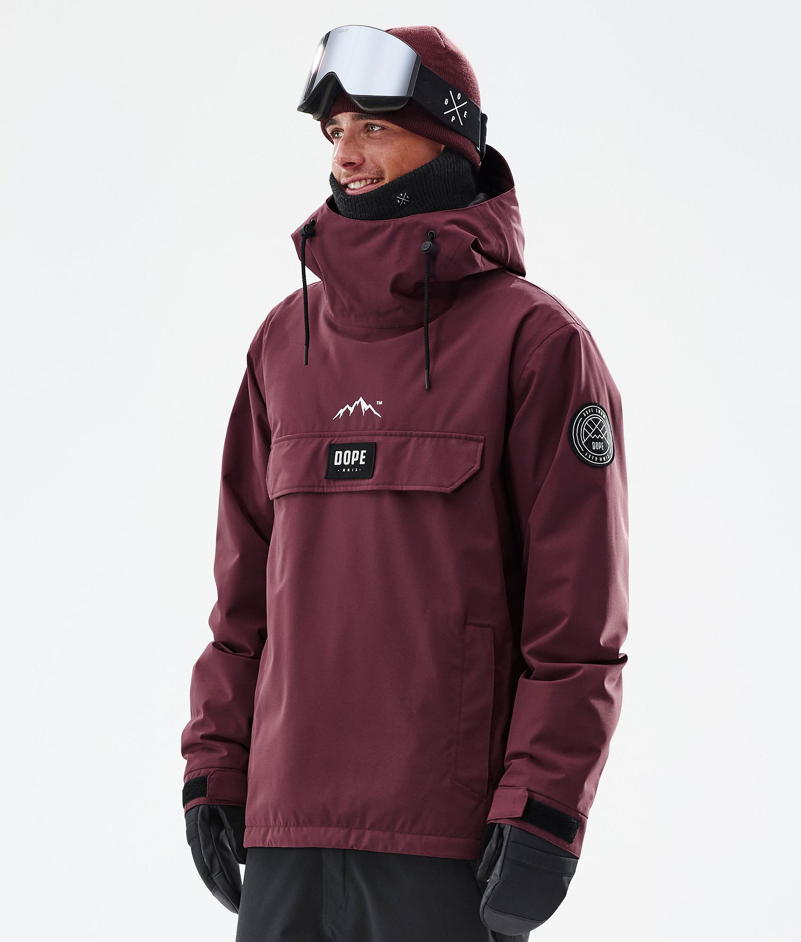 Dope Blizzard Chaqueta Snowboard Hombre Burgundy - Color Burdeos