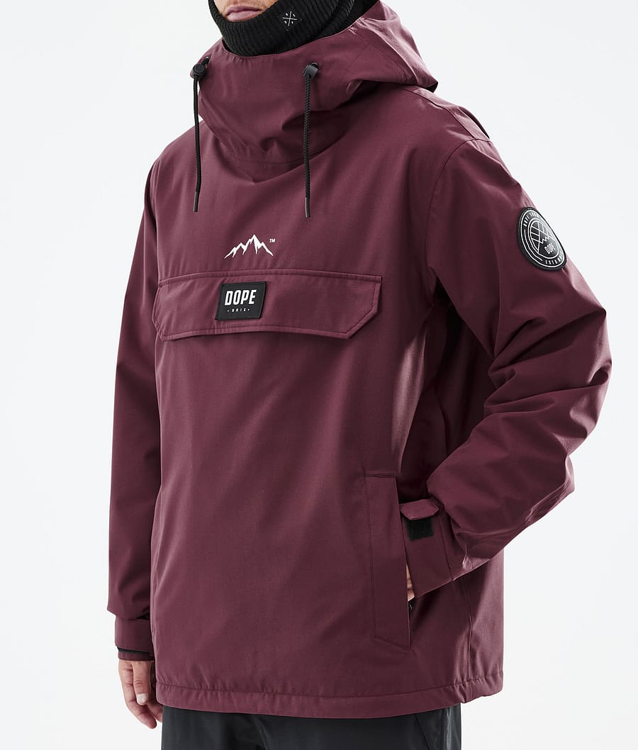 Blizzard Snowboard Jacket Men Burgundy