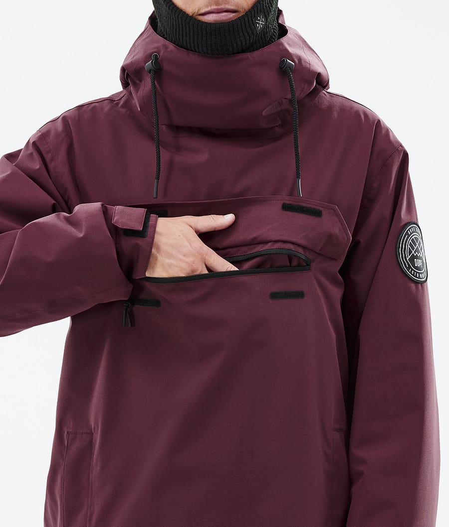 Blizzard Snowboard Jacket Men Burgundy