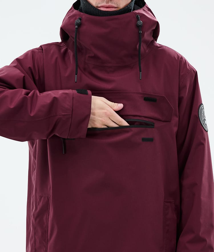 Blizzard Kurtka Snowboardowa Mężczyźni Burgundy Renewed, Zdjęcie 9 z 9
