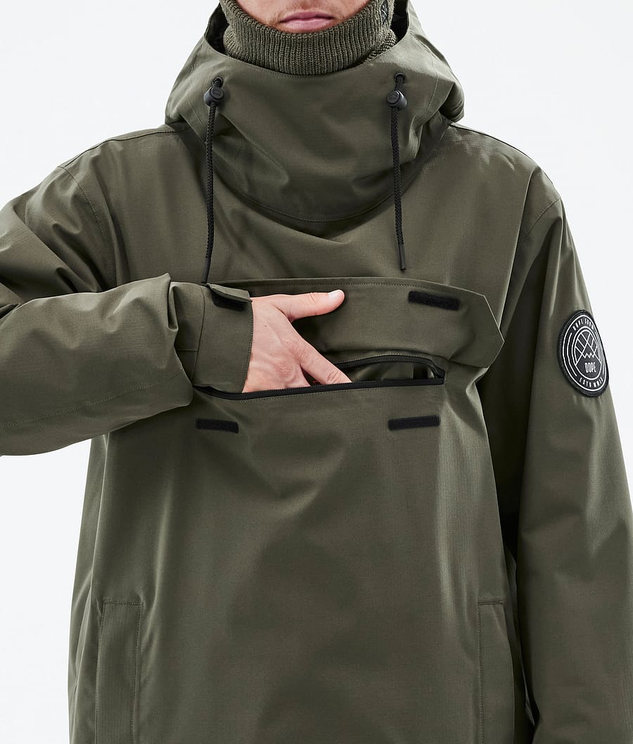 Blizzard Snowboard Jacket Men Olive Green