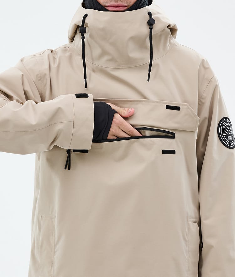 Blizzard Snowboard Jacket Men Sand, Image 9 of 9