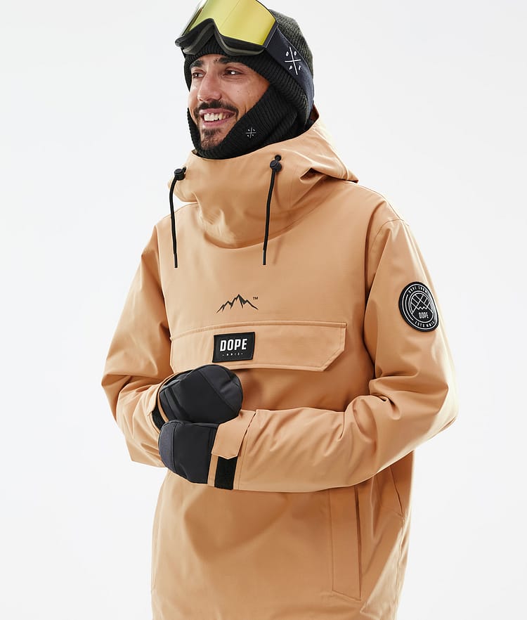 Blizzard Kurtka Snowboardowa Mężczyźni Khaki Yellow