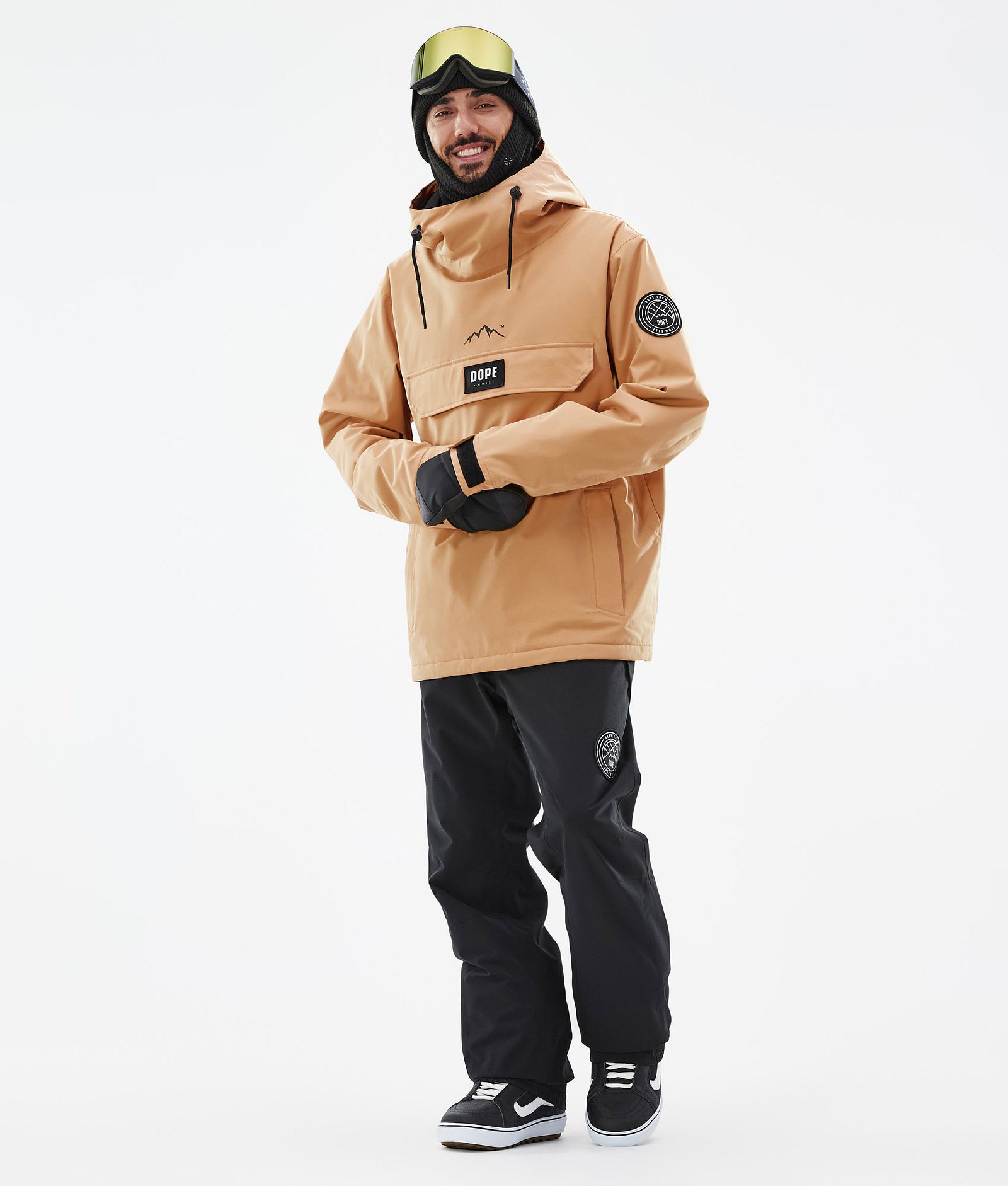 Blizzard Snowboard Jacket Men Khaki Yellow Renewed, Image 3 of 9