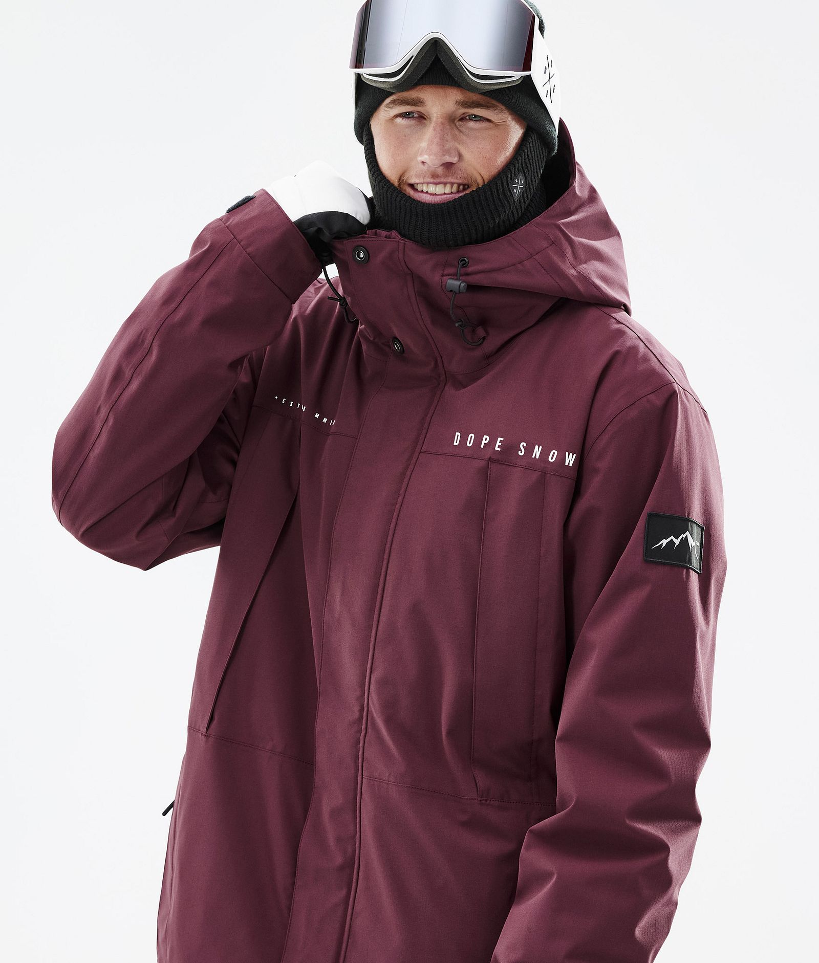 Ranger Veste de Ski Homme Burgundy, Image 2 sur 10