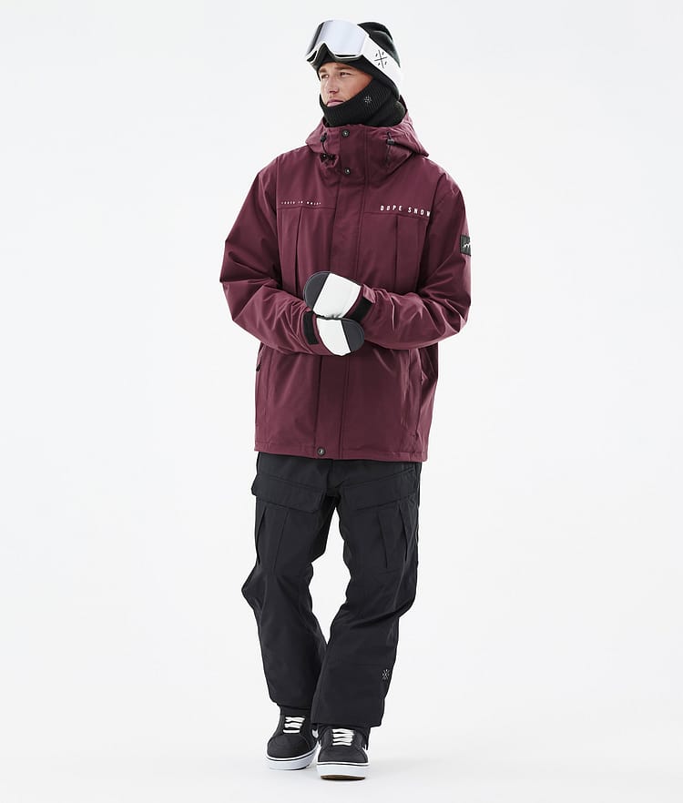 Ranger Bunda na Snowboard Pánské Burgundy, Obrázek 3 z 10