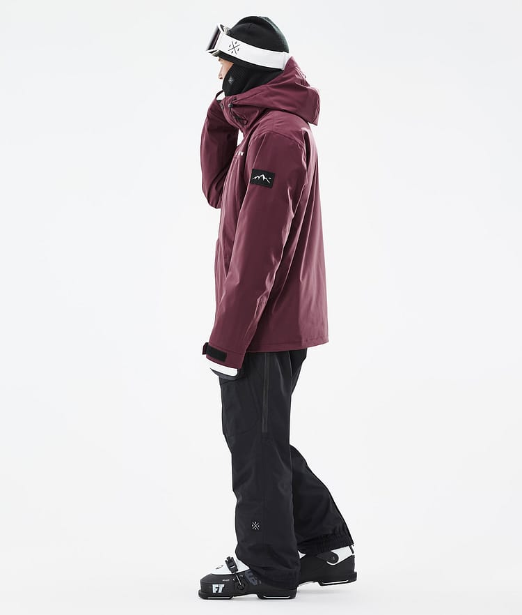 Ranger Kurtka Narciarska Mężczyźni Burgundy, Zdjęcie 4 z 10