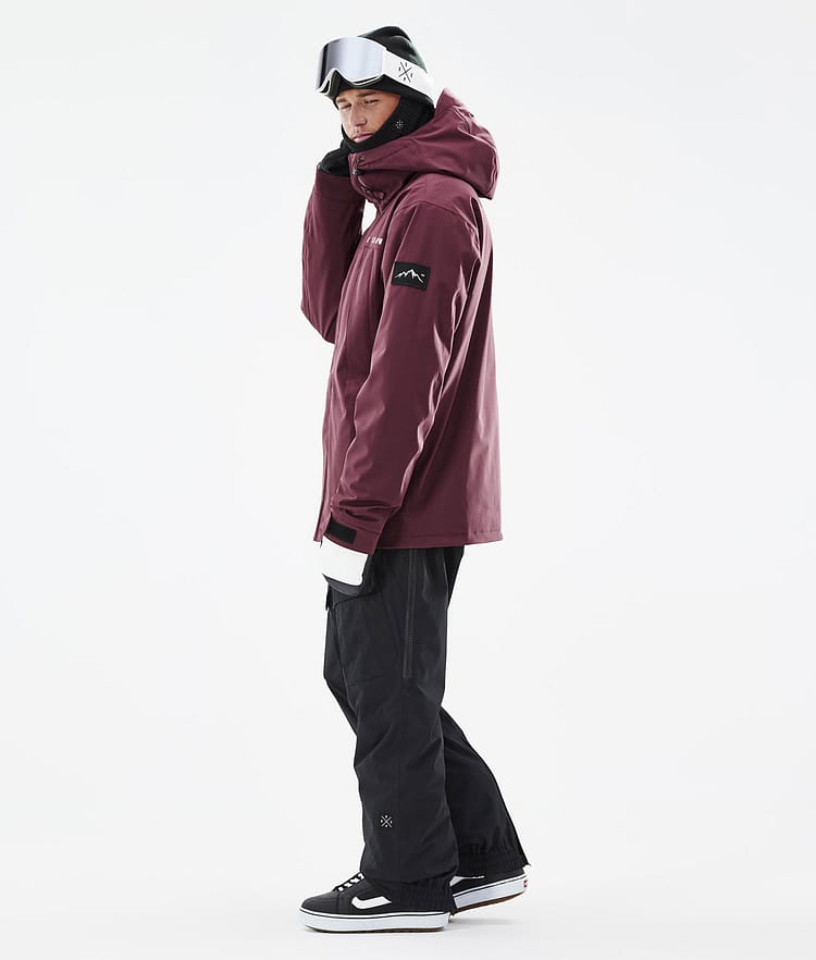 Ranger Bunda na Snowboard Pánské Burgundy, Obrázek 4 z 10