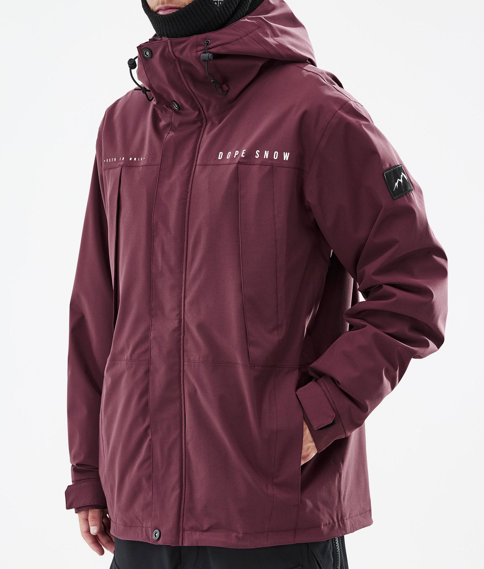 Ranger Veste de Ski Homme Burgundy, Image 8 sur 10