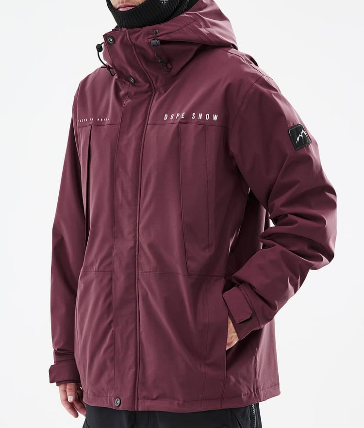 Ranger Kurtka Narciarska Mężczyźni Burgundy, Zdjęcie 8 z 10