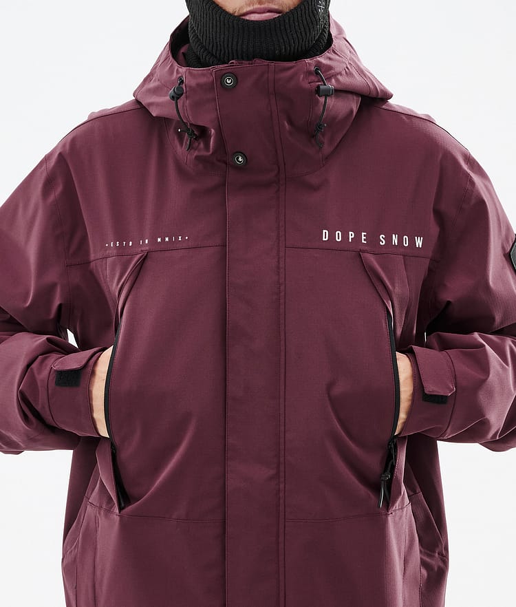 Ranger Veste de Ski Homme Burgundy