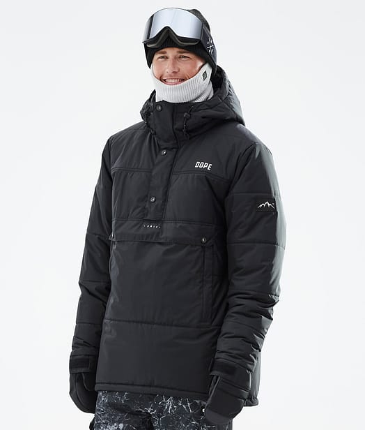 Dope Puffer Lyžařská Bunda Pánské Black