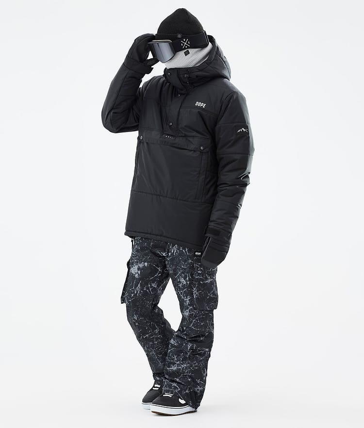 Puffer Veste Snowboard Homme Black, Image 3 sur 9