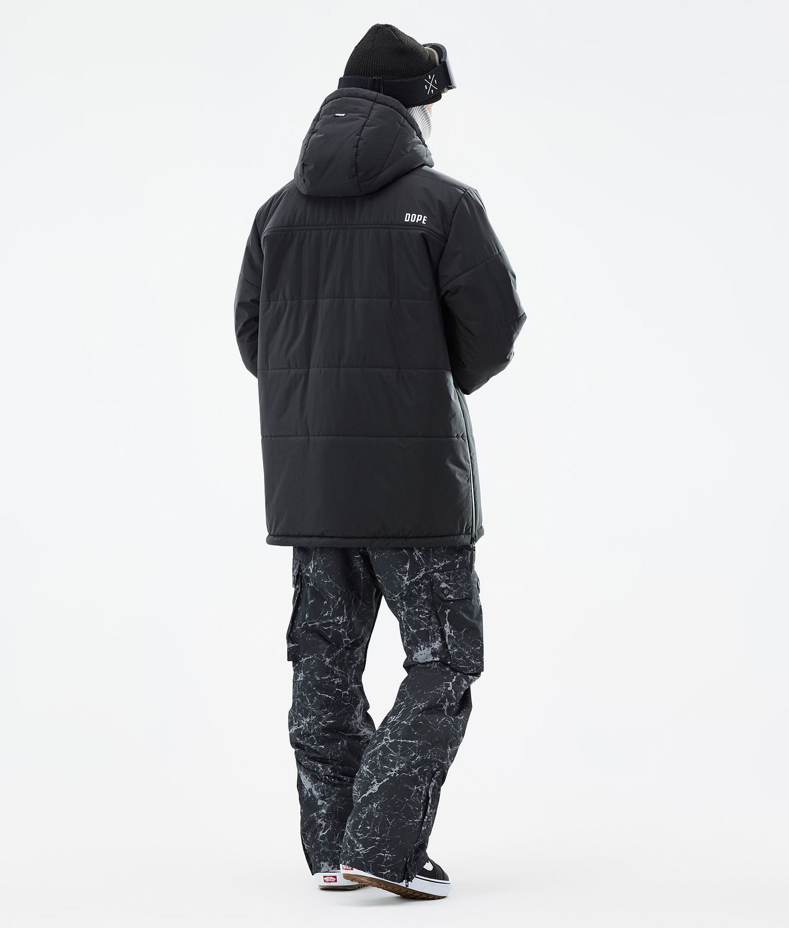 Puffer Giacca Snowboard Uomo Black Renewed, Immagine 5 di 9