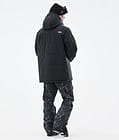 Puffer Lyžařská Bunda Pánské Black, Obrázek 5 z 9