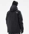 Puffer Snowboard Jacket Men Black, Image 7 of 9
