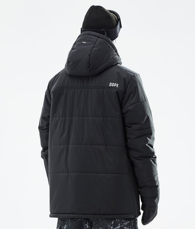 Puffer Ski Jacket Men Black