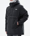 Puffer Snowboard Jacket Men Black, Image 8 of 9