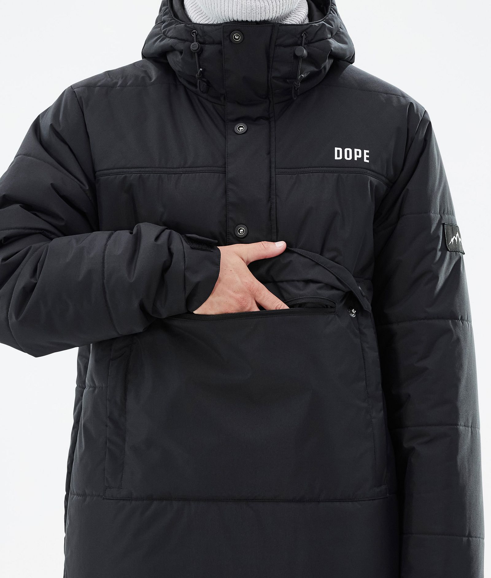 Puffer Lyžařská Bunda Pánské Black, Obrázek 9 z 9