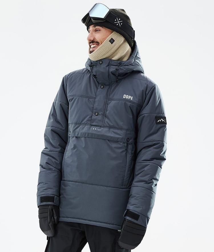 Puffer Veste Snowboard Homme Metal Blue