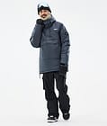 Puffer Kurtka Snowboardowa Mężczyźni Metal Blue, Zdjęcie 3 z 9