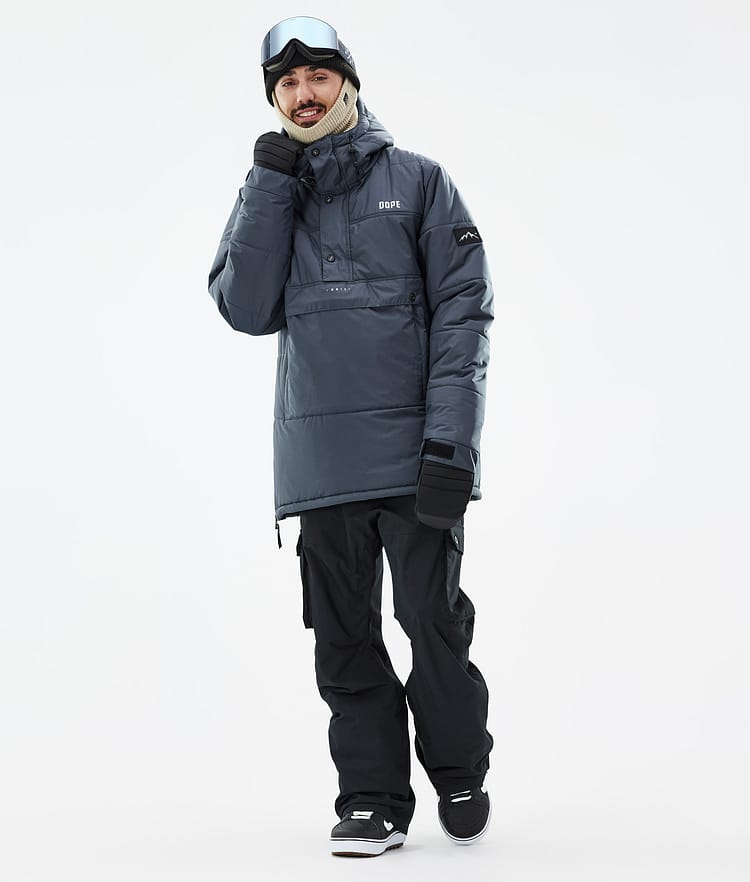 Puffer Veste Snowboard Homme Metal Blue