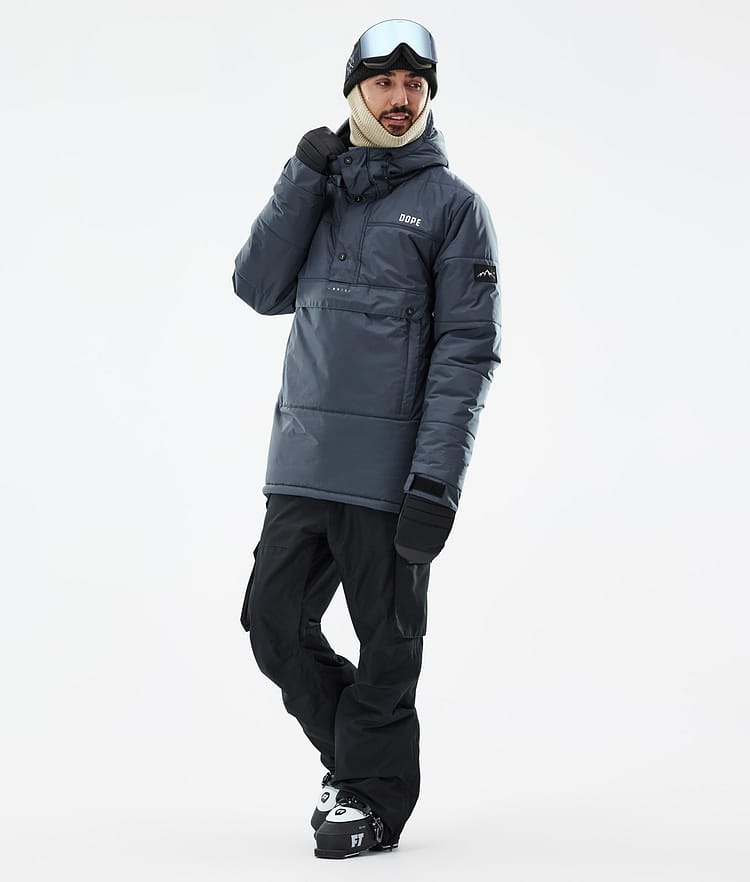 Puffer Skijacke Herren Metal Blue