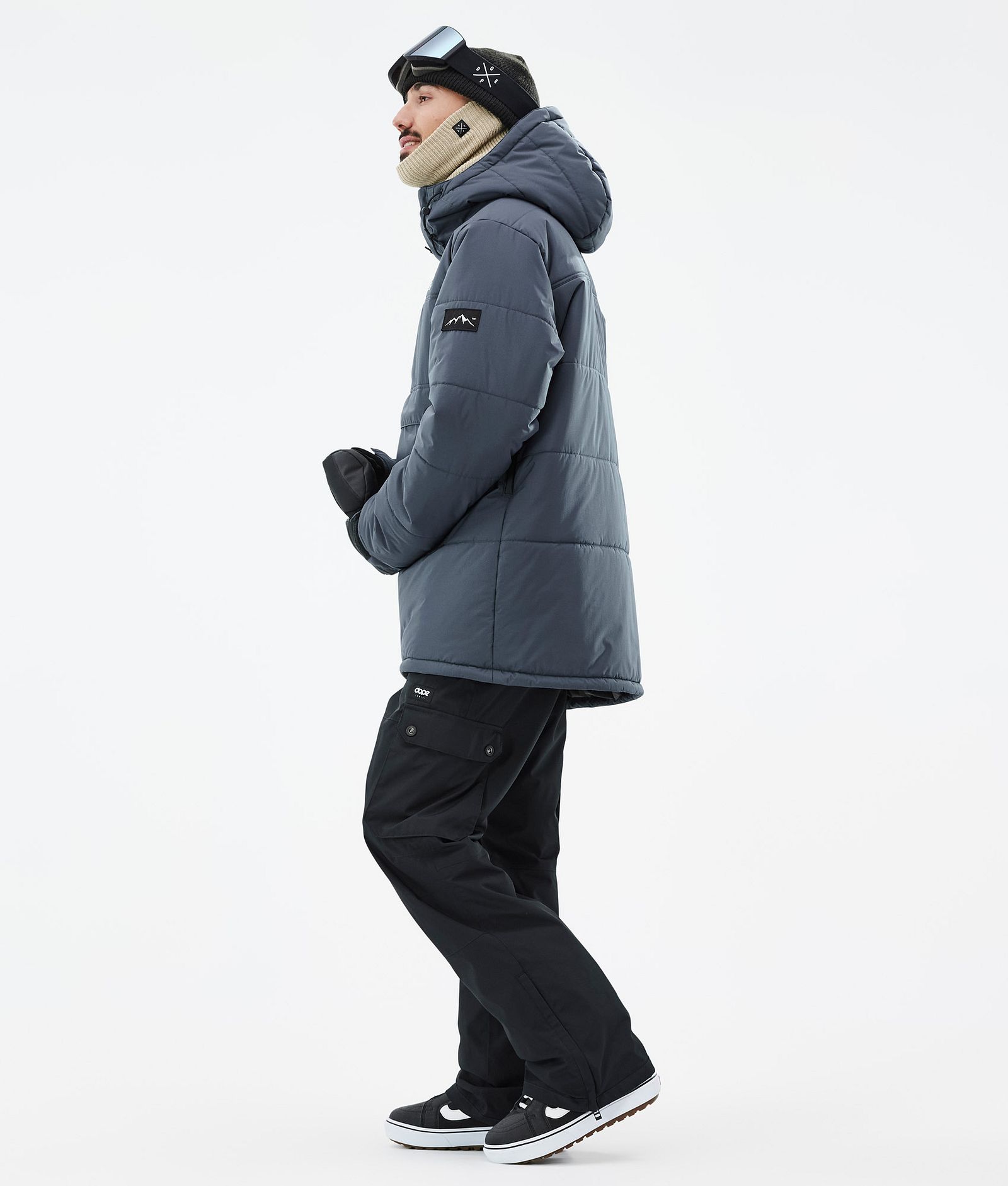 Puffer Kurtka Snowboardowa Mężczyźni Metal Blue, Zdjęcie 4 z 9
