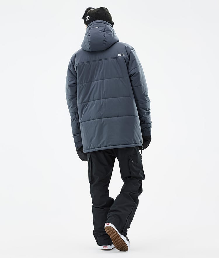 Puffer Kurtka Snowboardowa Mężczyźni Metal Blue, Zdjęcie 5 z 9