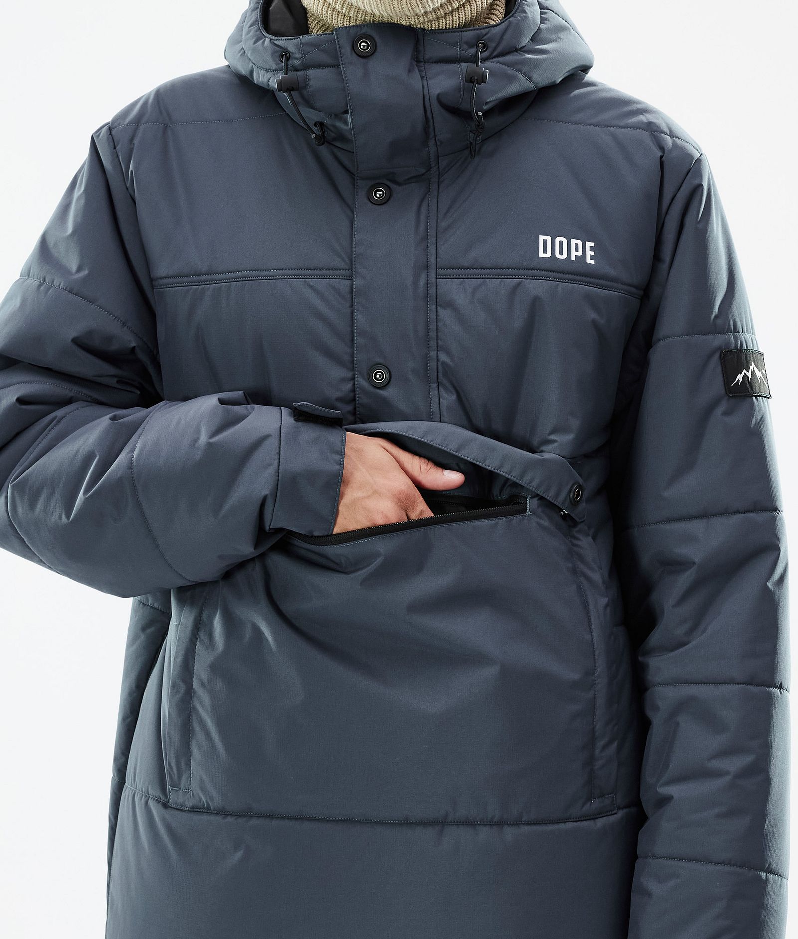 Puffer Kurtka Snowboardowa Mężczyźni Metal Blue, Zdjęcie 9 z 9