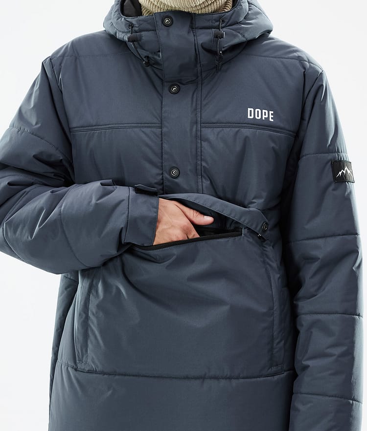 Puffer Veste Snowboard Homme Metal Blue