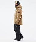 Puffer Snowboard Jacket Men Gold Renewed, Image 4 of 9