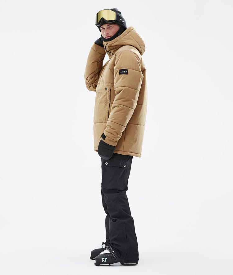 Puffer Kurtka Narciarska Mężczyźni Gold, Zdjęcie 4 z 9