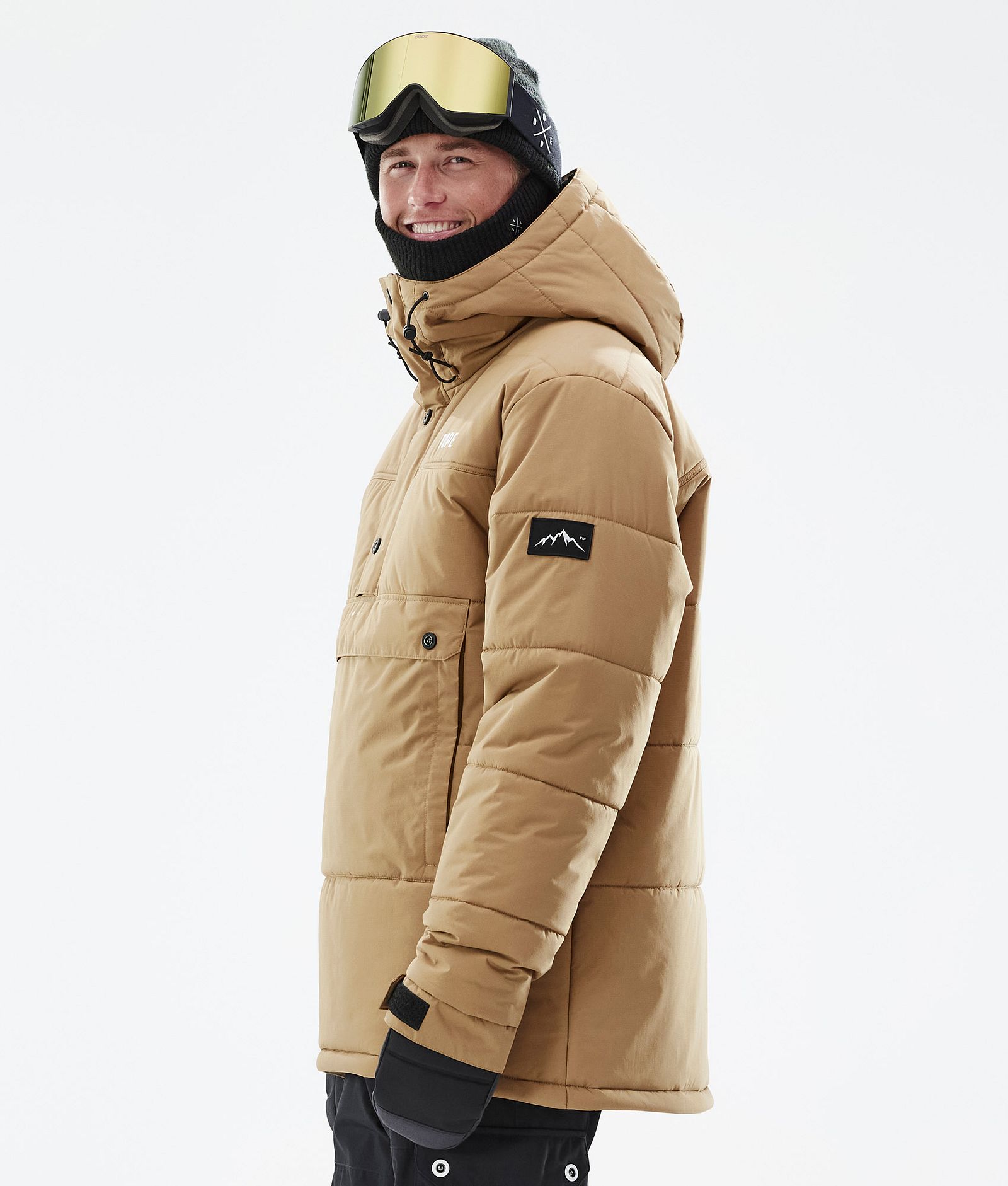 Puffer Snowboard jas Heren Gold Renewed, Afbeelding 6 van 9