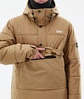 Puffer Snowboard Jacket Men Gold Renewed, Image 9 of 9