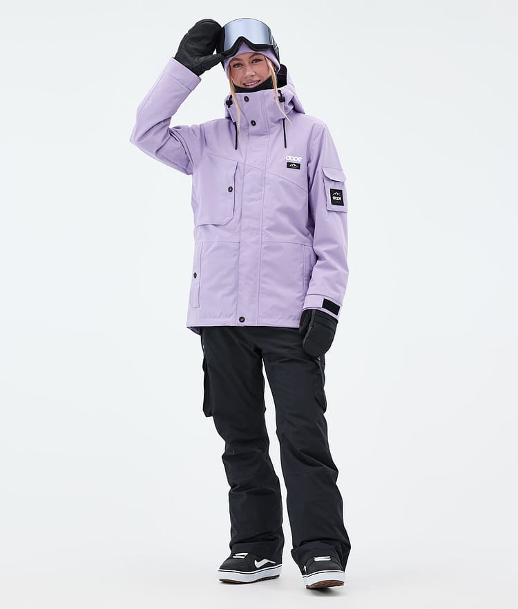 Adept W Snowboardjacke Damen Faded Violet, Bild 3 von 10
