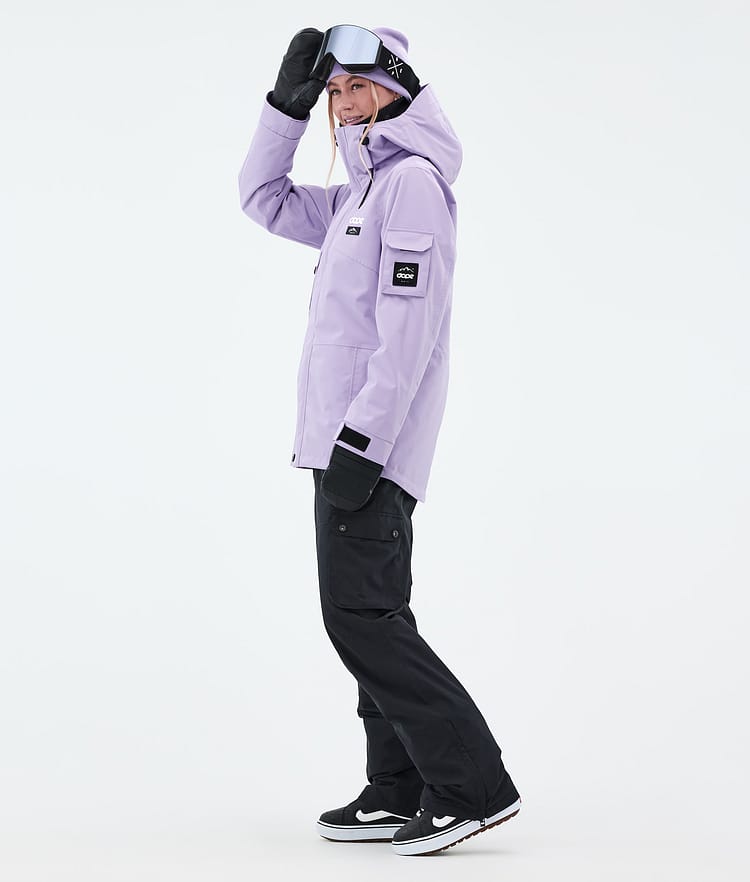 Adept W Snowboardjacke Damen Faded Violet, Bild 4 von 10