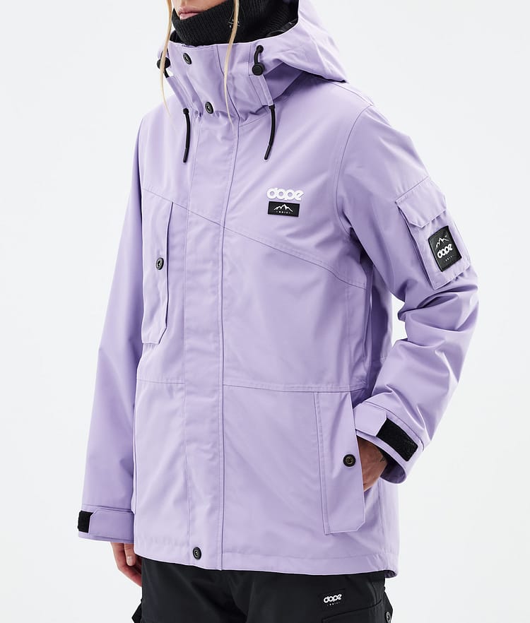 Adept W Veste de Ski Femme Faded Violet, Image 8 sur 10