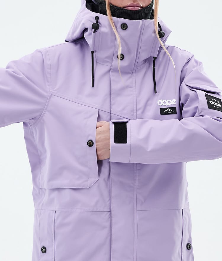 Adept W Snowboardjacke Damen Faded Violet, Bild 9 von 10