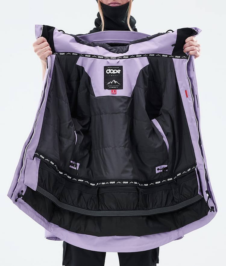 Adept W Ski Jacket Women Faded Violet, Image 10 of 10