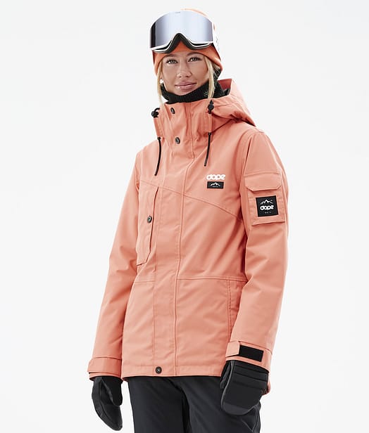 Adept W Kurtka Snowboardowa Kobiety Peach