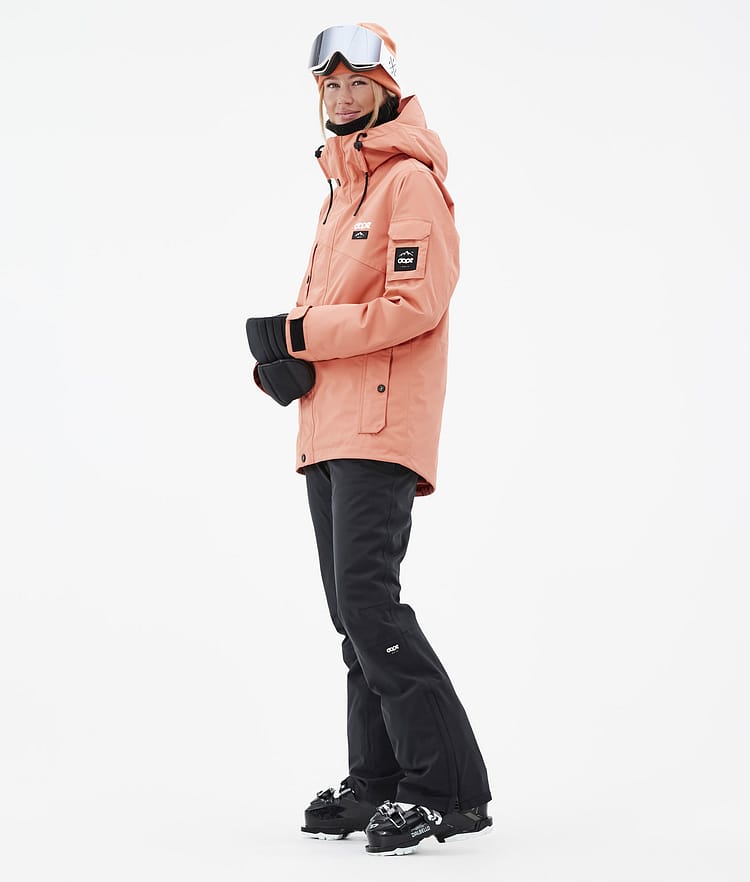 Adept W Manteau Ski Femme Peach, Image 4 sur 10