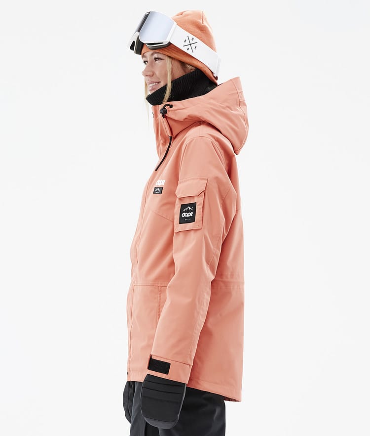 Adept W Snowboardjacka Dam Peach Renewed, Bild 6 av 10