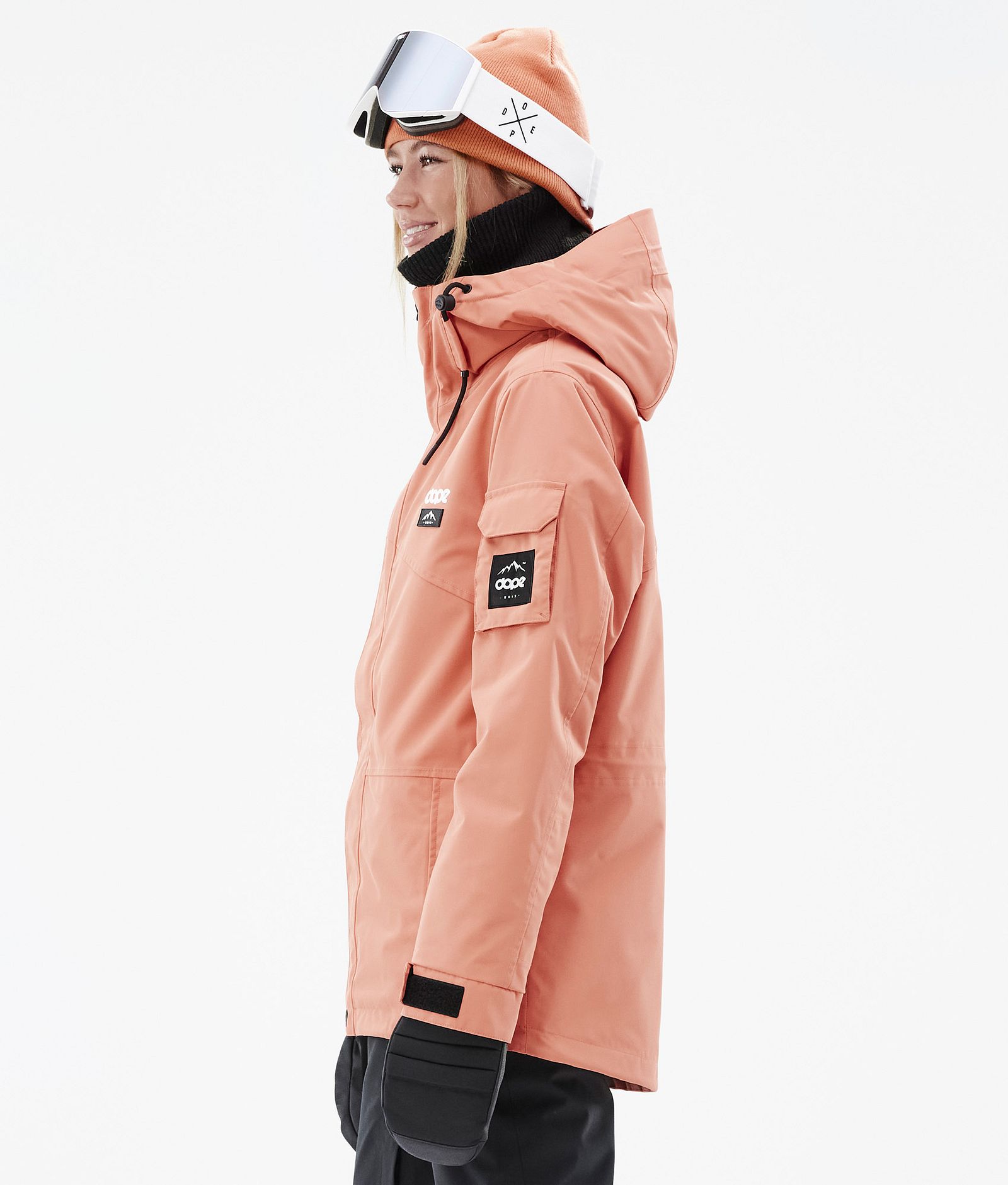Adept W Veste de Ski Femme Peach, Image 6 sur 10